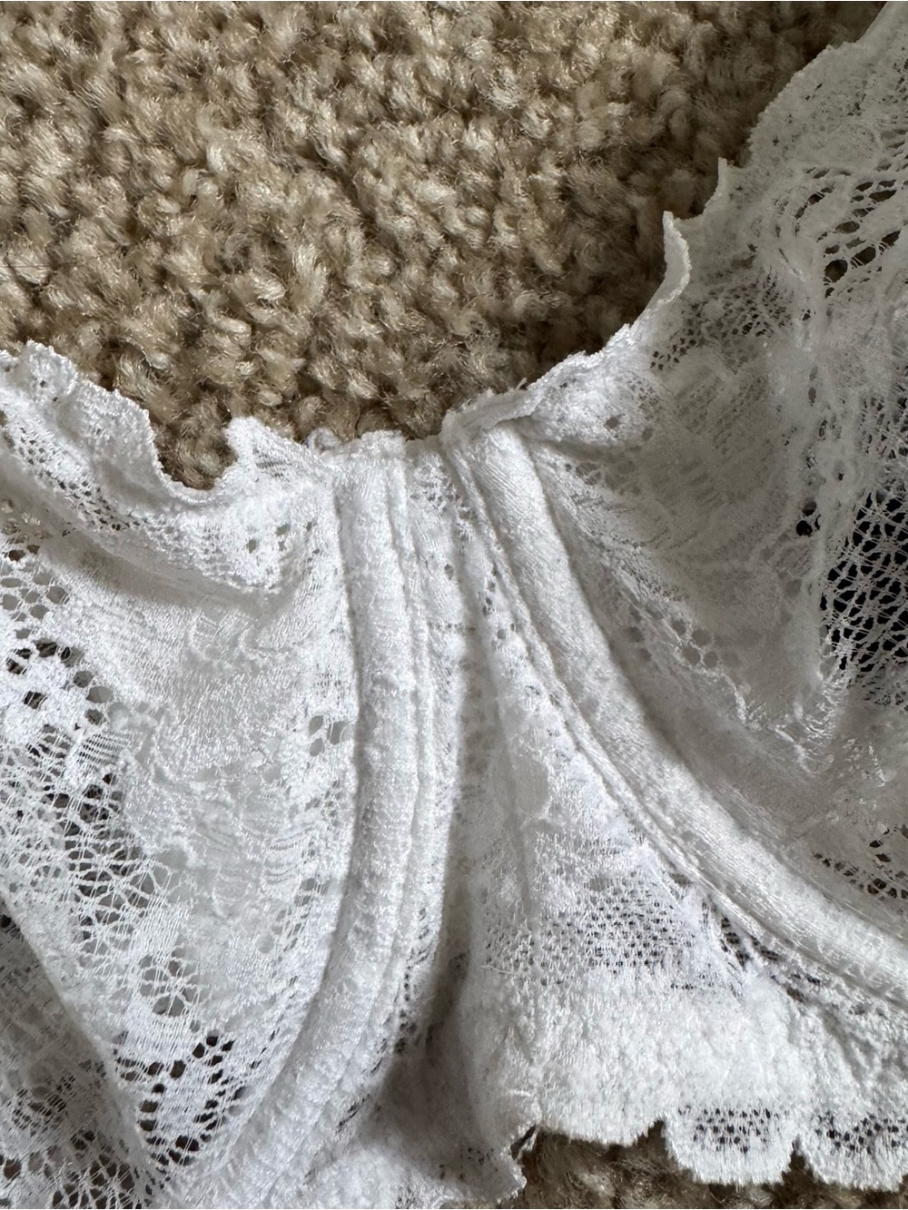 Natori White Lace Underwire Bra - Women's Intimates 34DDD - Picture 2 of 9